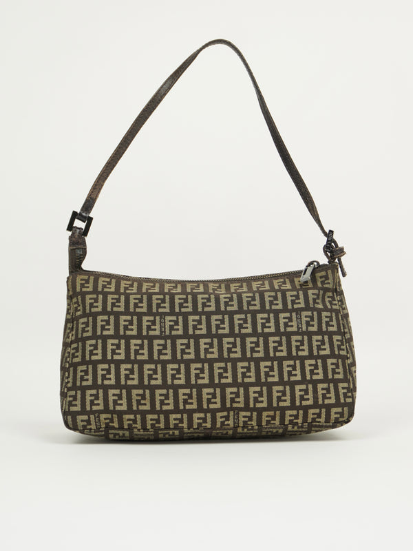 FENDI ZUCCA SHOULDER BAG