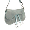 CHRISTIAN DIOR EXOTIC SOFT LIZARD LEATHER DOUBLE SADDLE BAG