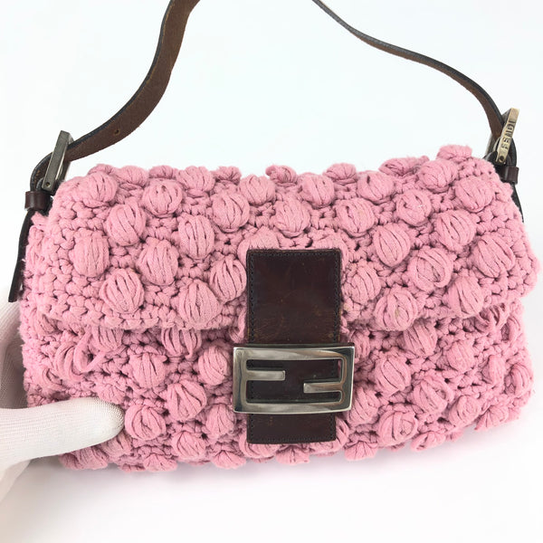 FENDI CROCHET BAGUETTE BAG