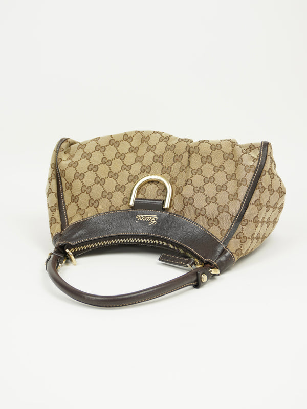 GUCCI MONOGRAM ABBEY BAG