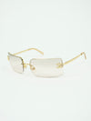 CHANEL RHINESTONE SUNGLASSES