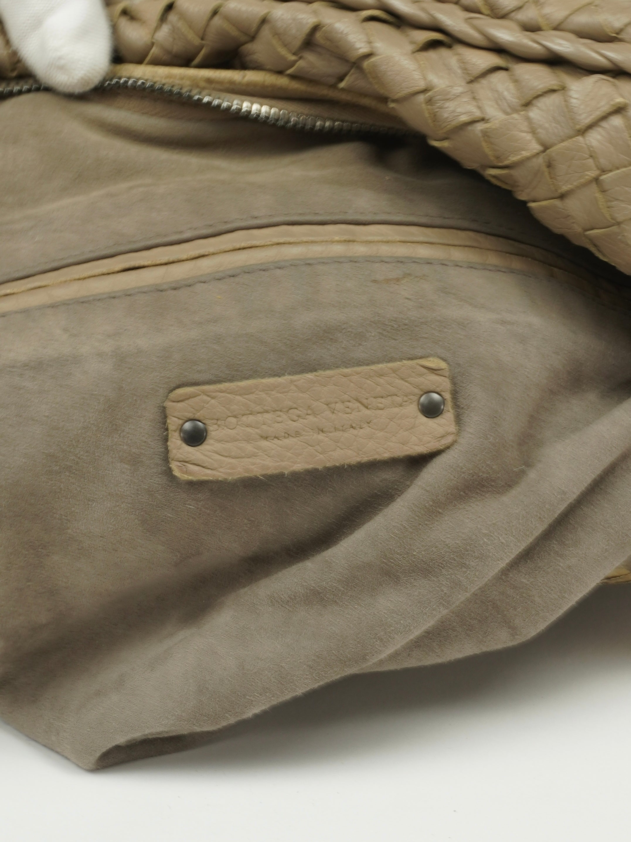 BOTTEGA VENETA SNAKESKIN INTRECCIATO HOBO SHOULDER BAG