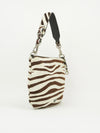 PRADA ZEBRA PRINT CAVALLINO HOBO BAG