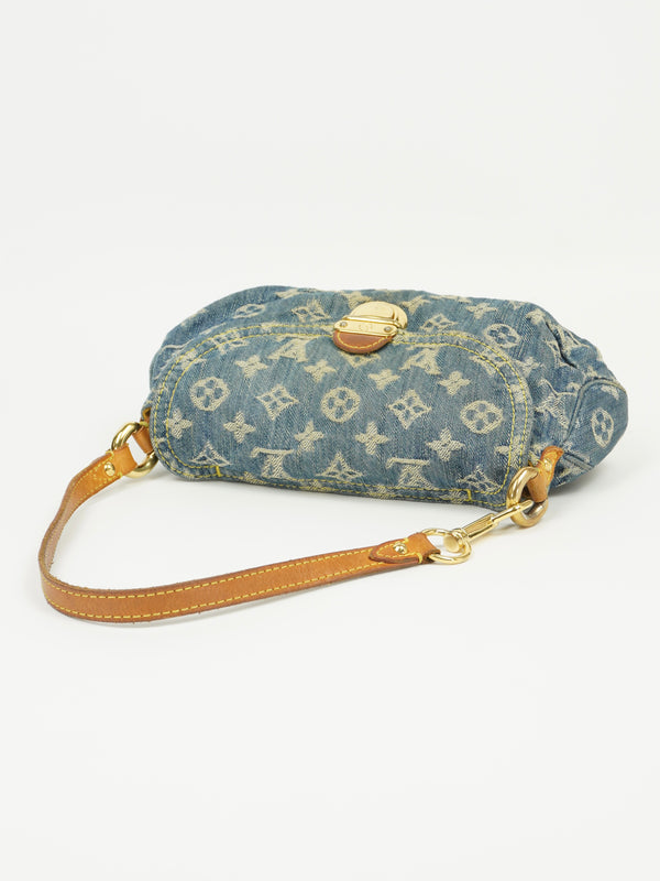 LOUIS VUITTON DENIM PLEATY BAG