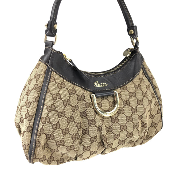 GUCCI MONOGRAM ABBEY SHOULDER BAG