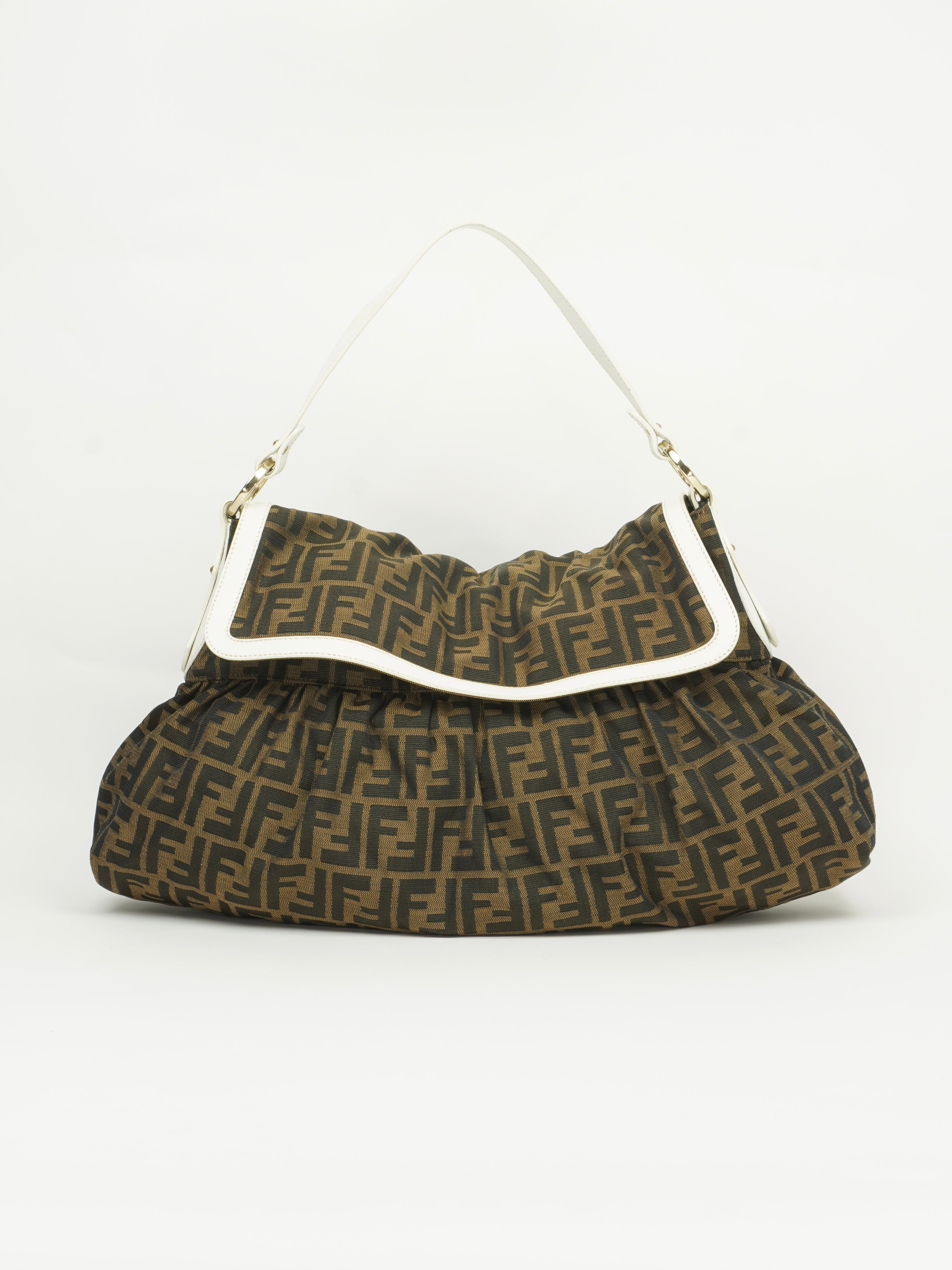 FENDI ZUCCA SHOULDER BAG