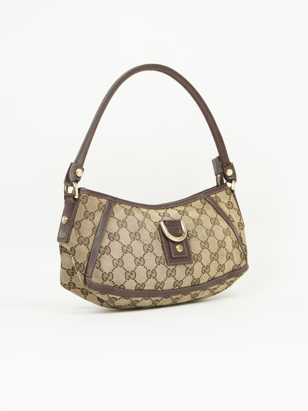 GUCCI MONOGRAM D RING BAG