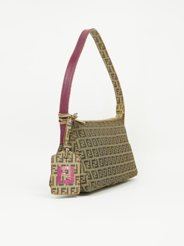 FENDI ZUCCA SHOULDER BAG