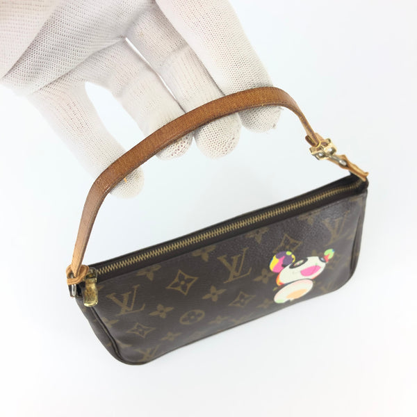 LOUIS VUITTON TAKASHI MURAKAMI PANDA POCHETTE BAG