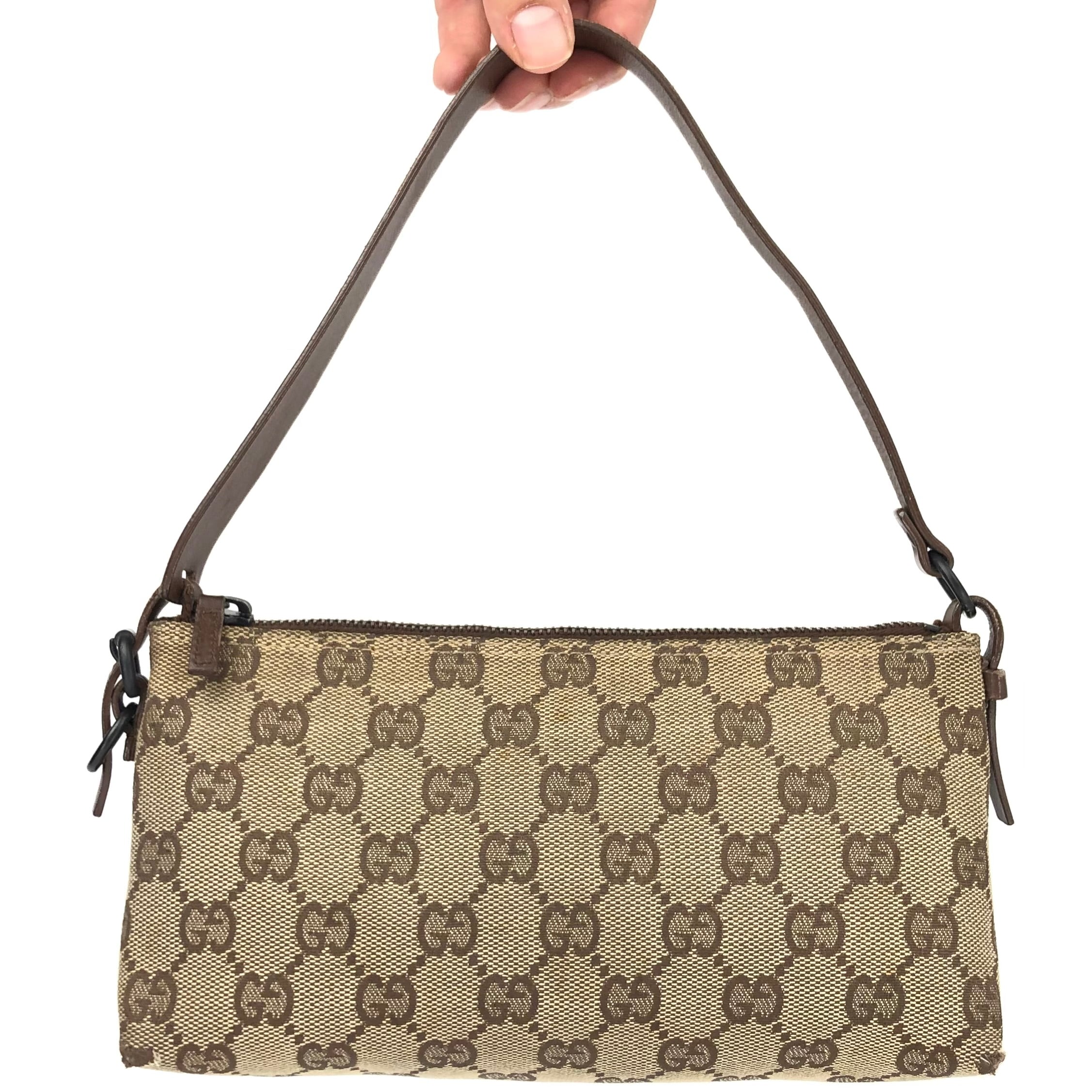 GUCCI MONOGRAM SHOULDER BAG