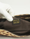 FENDI LEOPARD PRINT PONY HAIR BAG