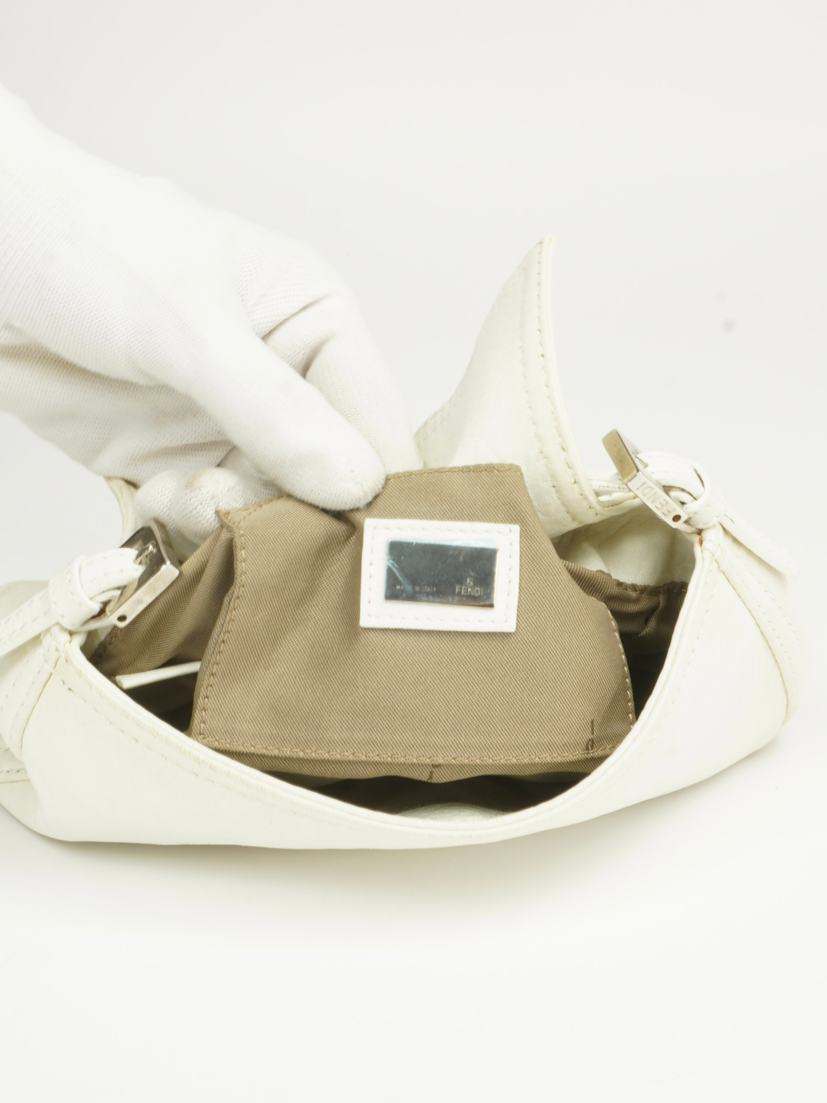 FENDI LEATHER BAGUETTE