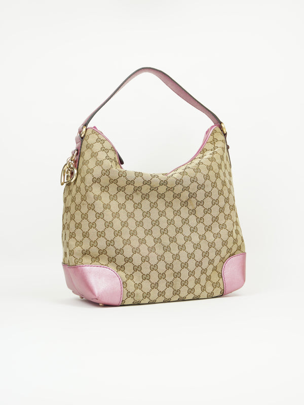 GUCCI MONOGRAM HOBO BAG