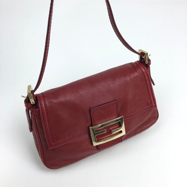 Fendi Leather Baguette Bag