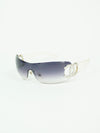 CHANEL RIMLESS CC LOGO SUNGLASSES