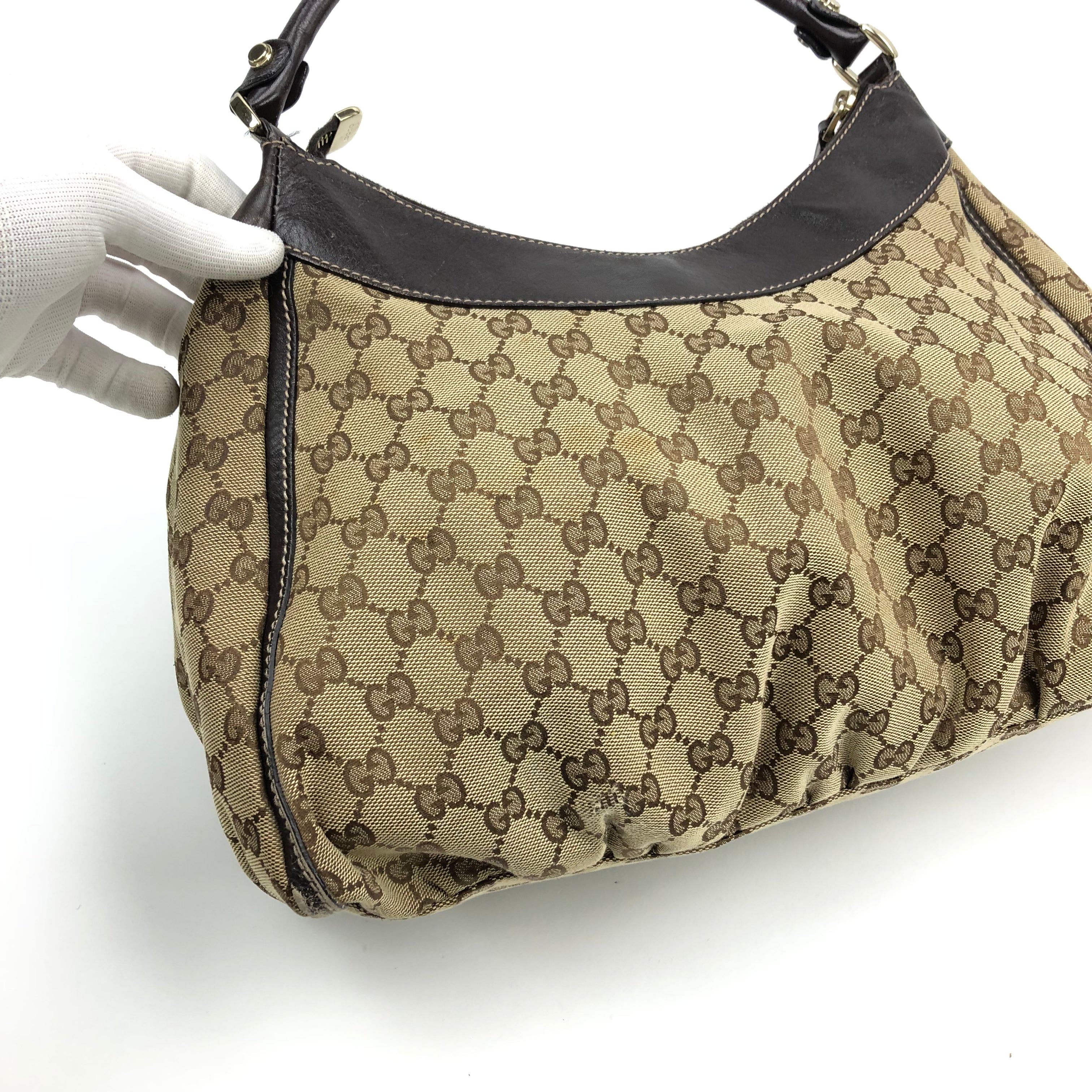 Gucci Monogram Abbey Shoulder Bag