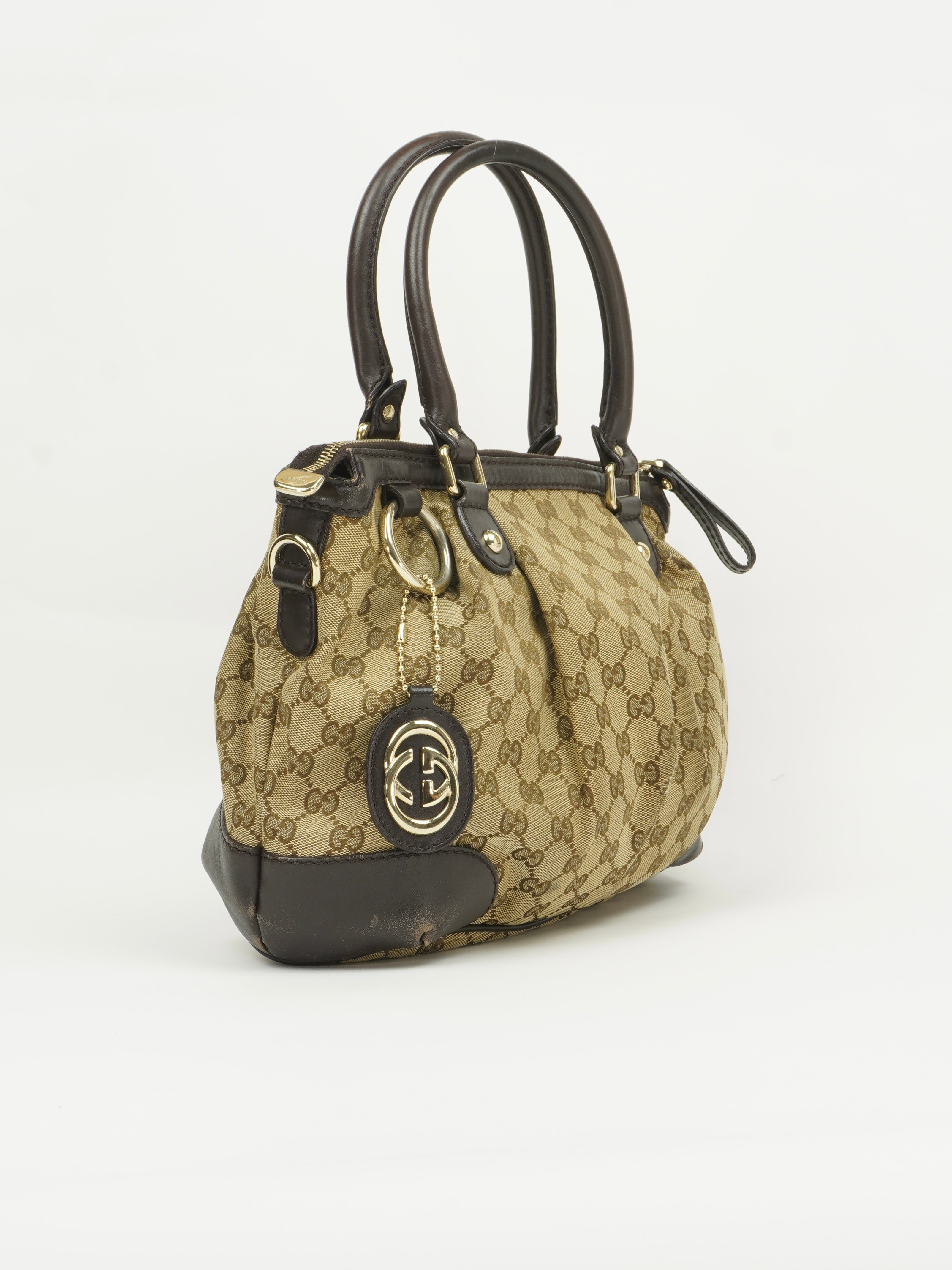 GUCCI MONOGRAM SUKEY TWO WAY BAG
