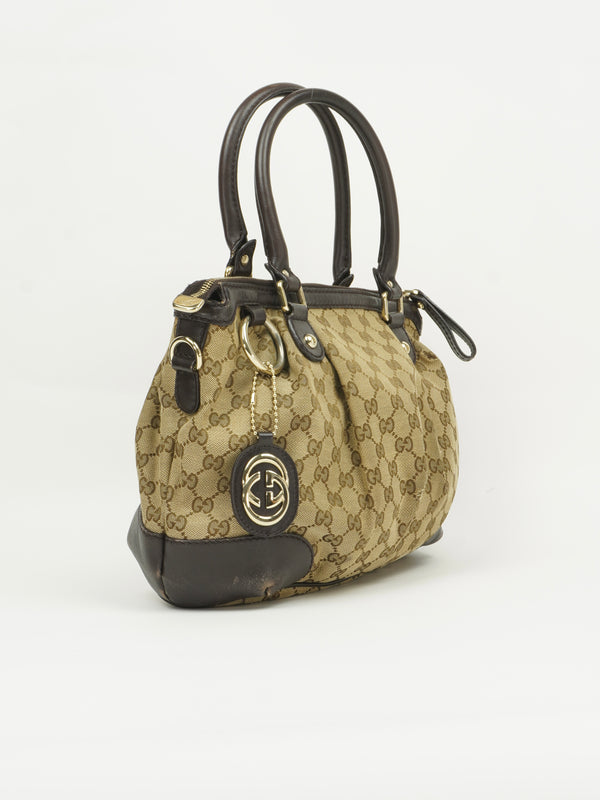 GUCCI MONOGRAM SUKEY TWO WAY BAG