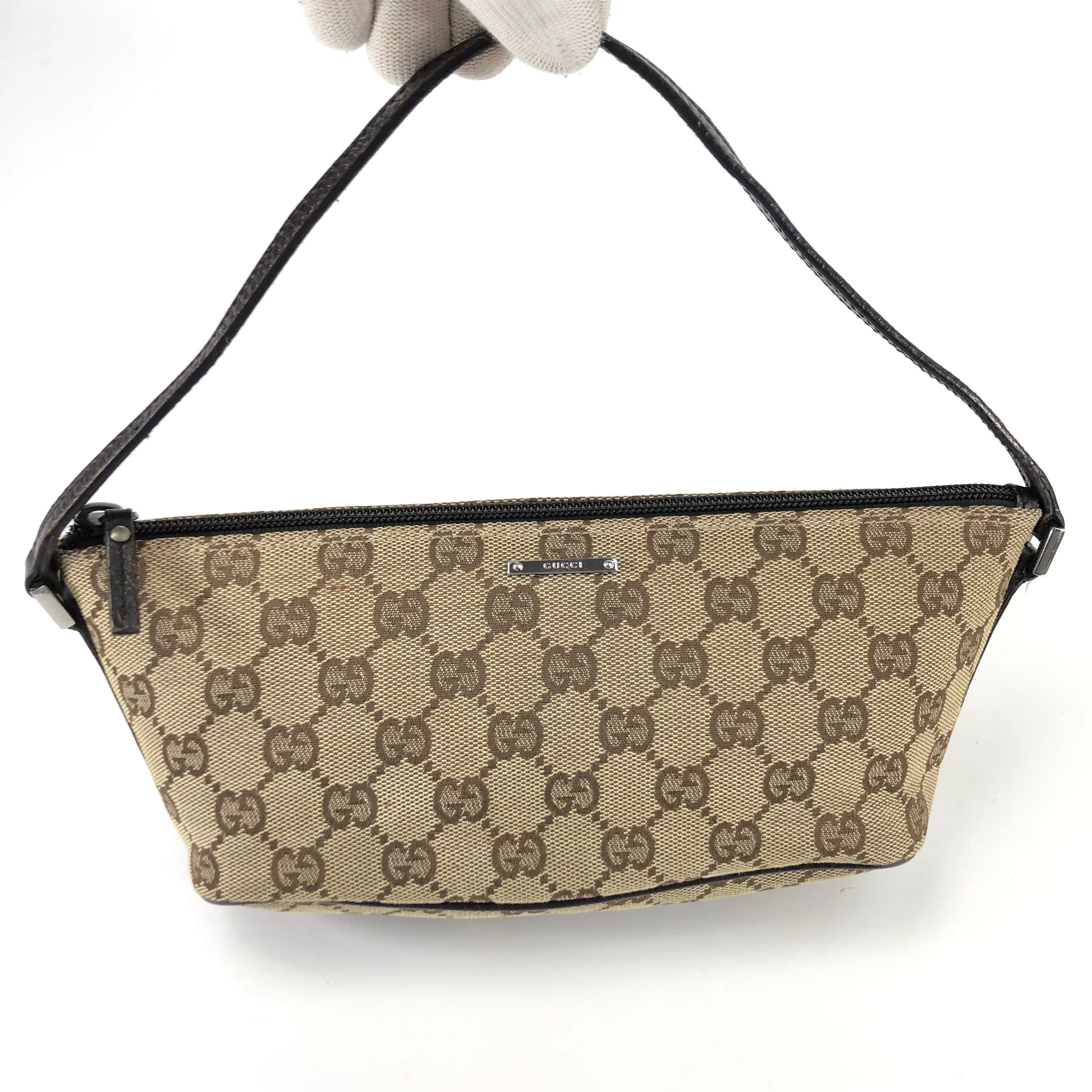 GUCCI MONOGRAM SHOULDER BAG