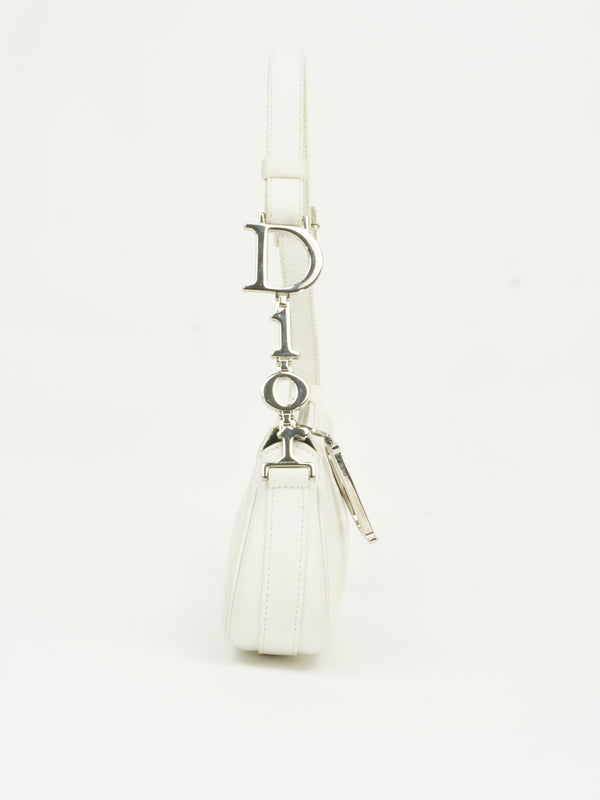 CHRISTIAN DIOR BAG WITH SILVER HARDWARE