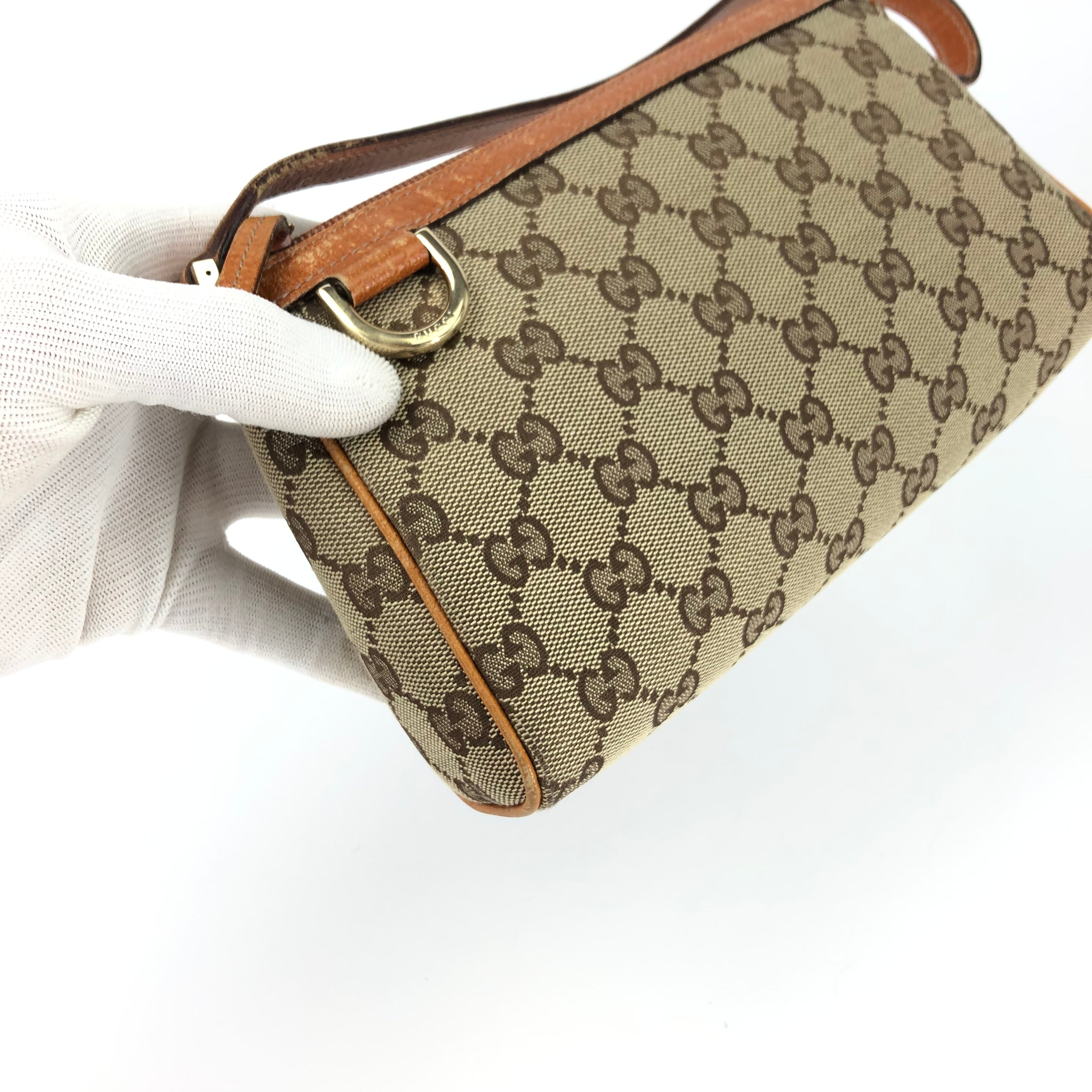 GUCCI MONOGRAM SHOULDER BAG