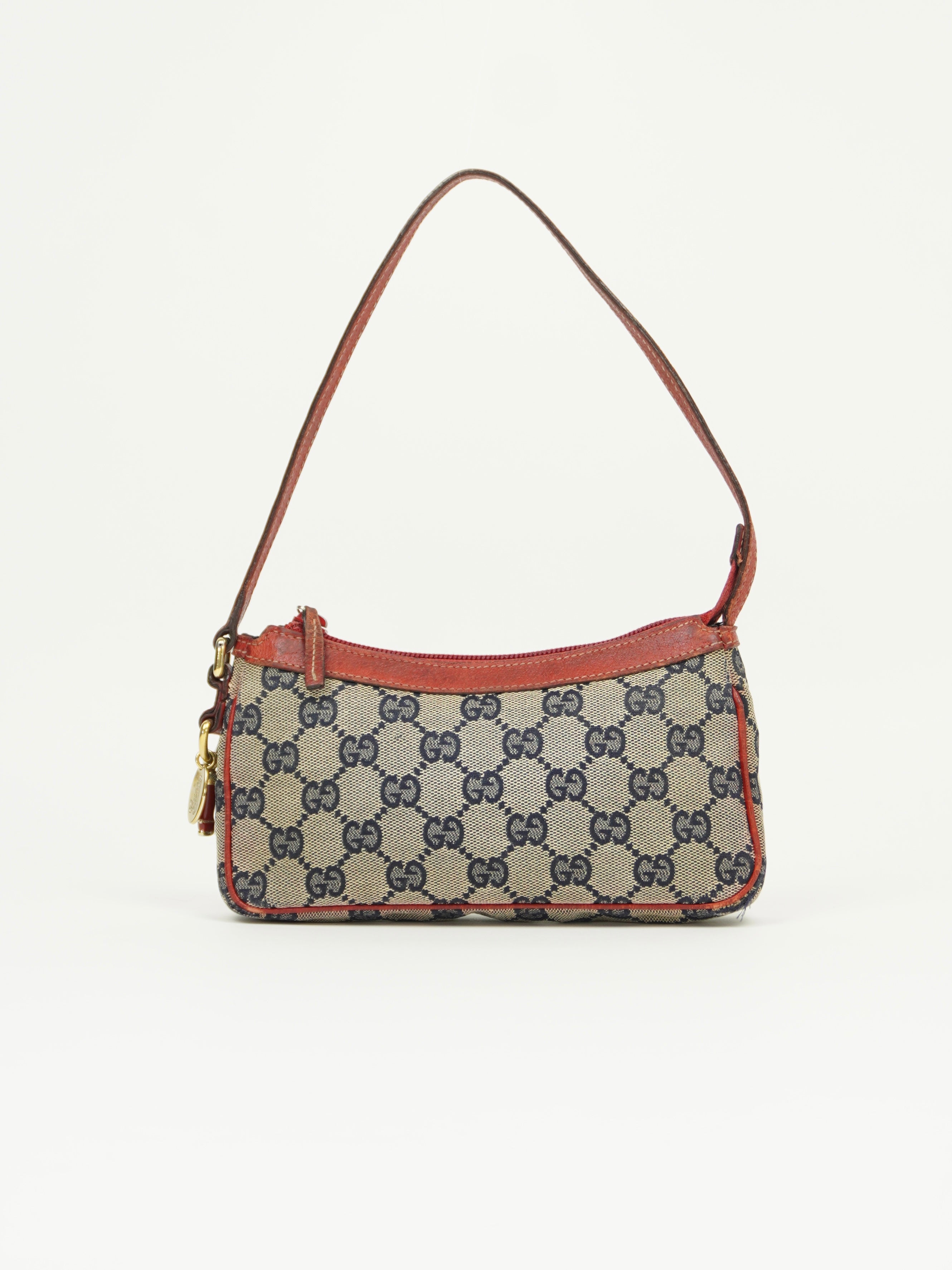 GUCCI MONOGRAM BOOT CHARM BAG