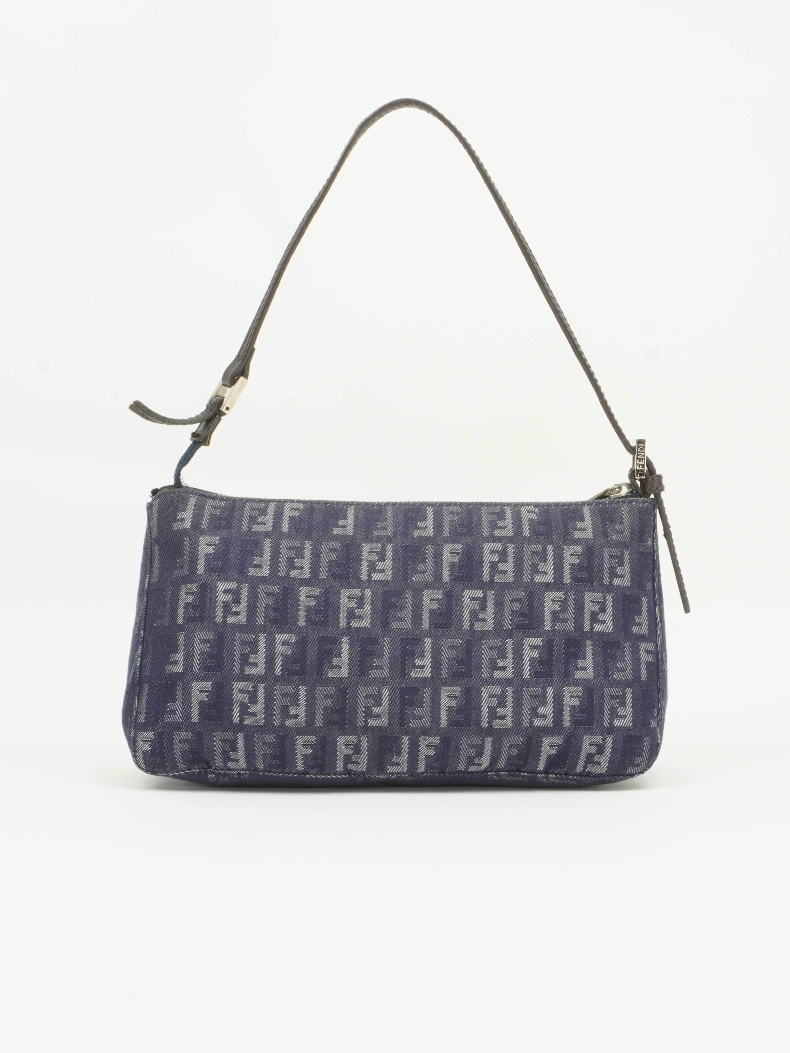 FENDI DENIM ZUCCA SHOULDER BAG