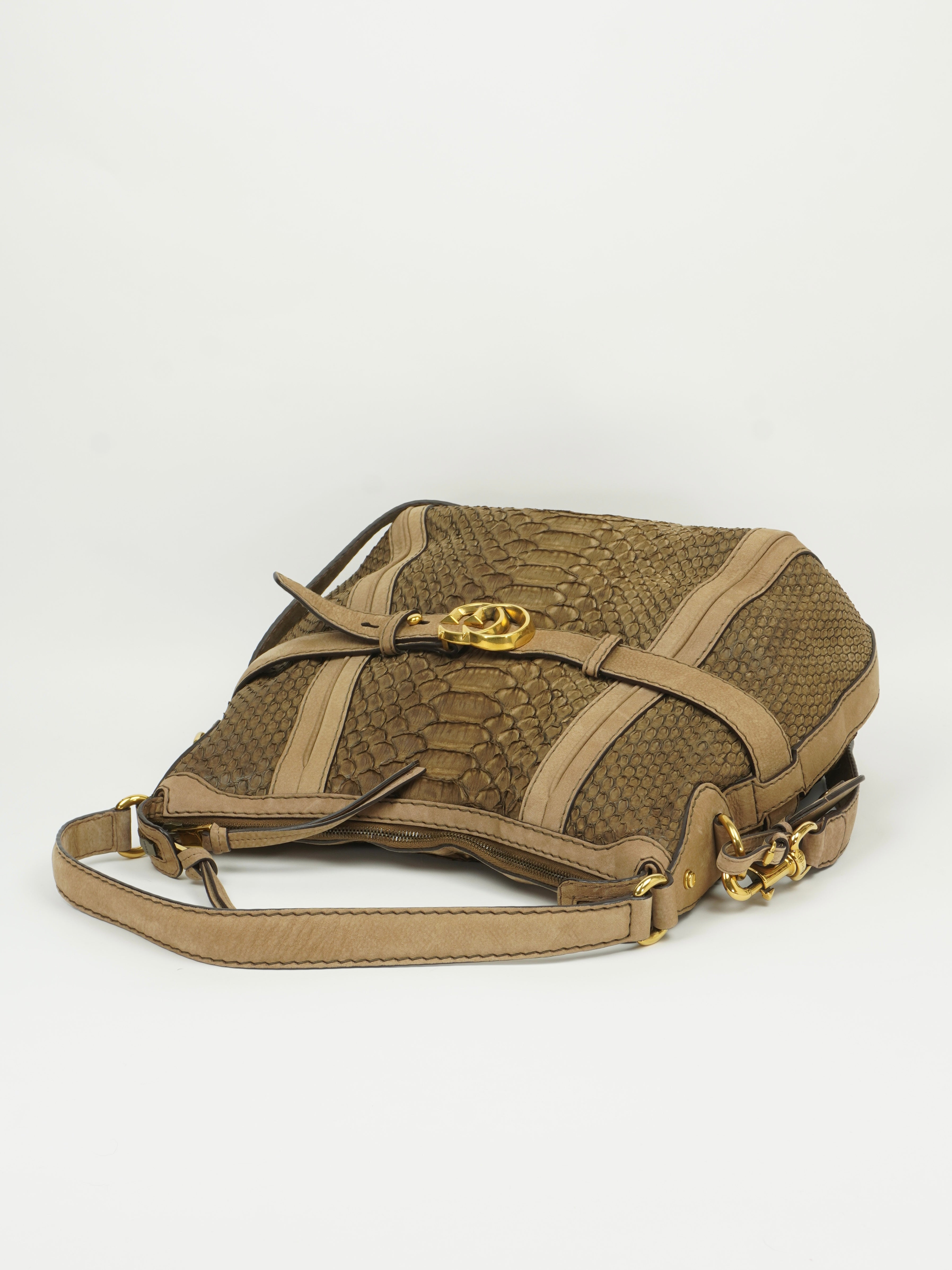 GUCCI SNAKESKIN HOBO BAG
