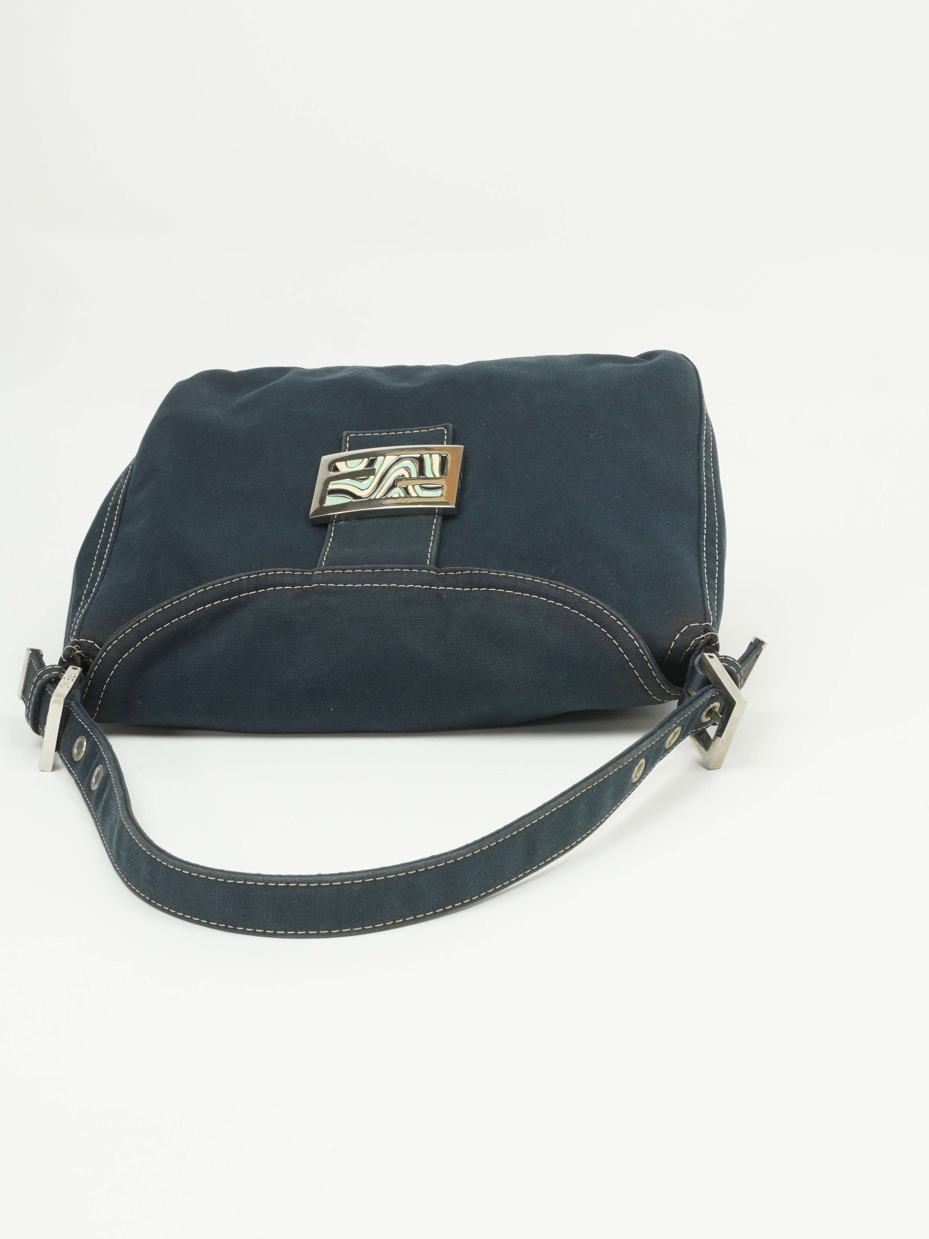 FENDI BAGUETTE WITH MARBLE BUCKLE