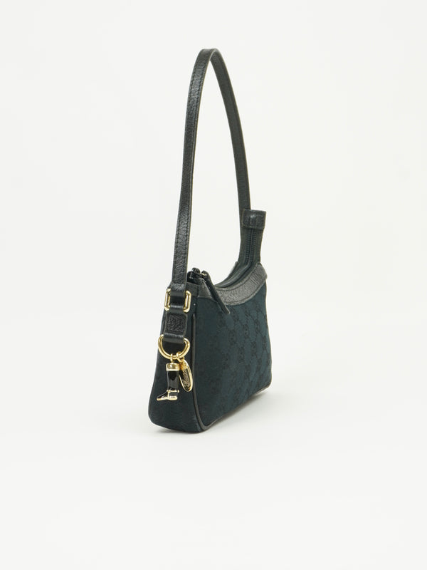 GUCCI MONOGRAM BOOT CHARM BAG