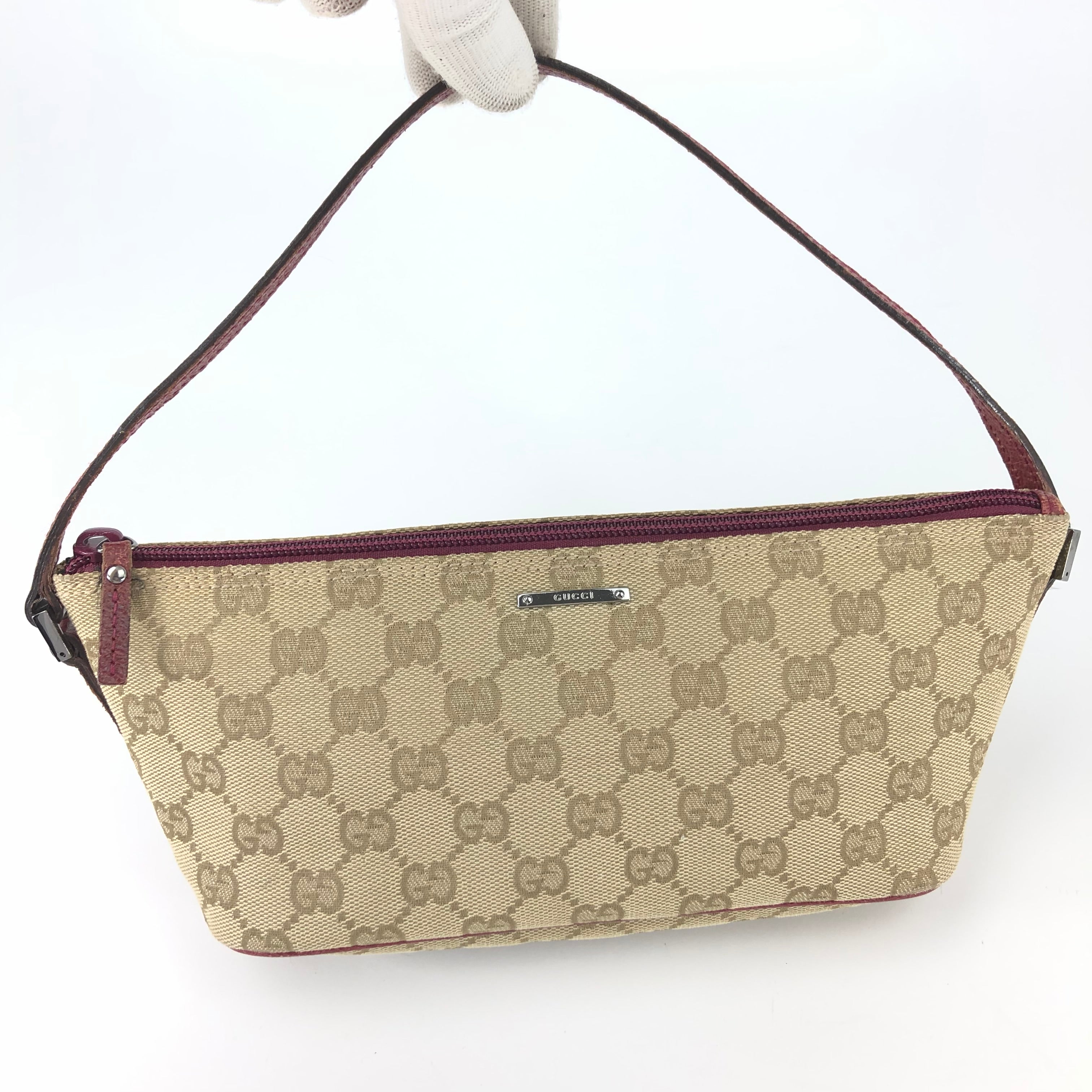 GUCCI MONOGRAM SHOULDER BAG