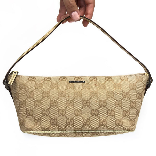 GUCCI MONOGRAM SHOULDER BAG