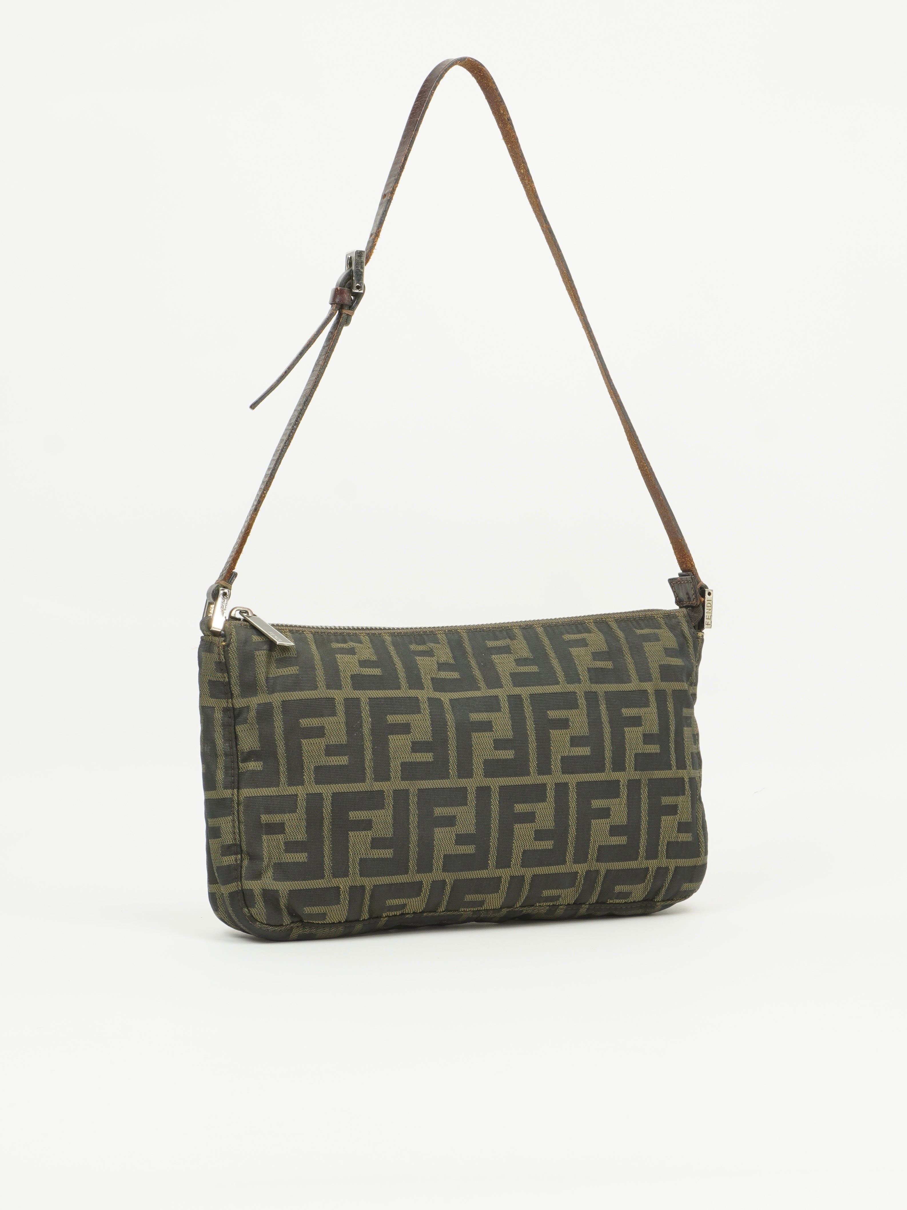 FENDI ZUCCA SHOULDER BAG
