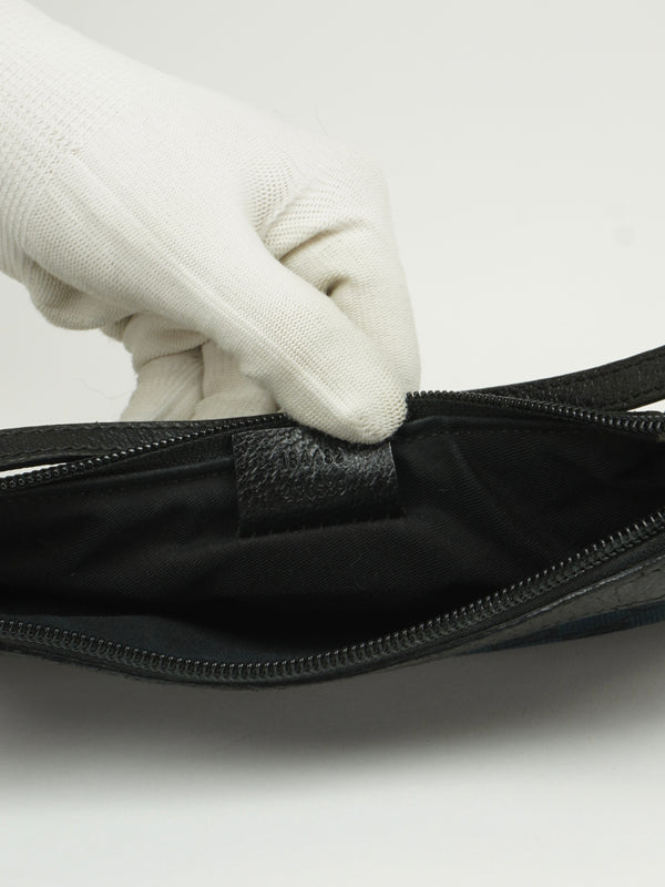 GUCCI MONOGRAM BOOT CHARM BAG