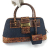 Christian Dior Street Chic Crocodile Denim Bag