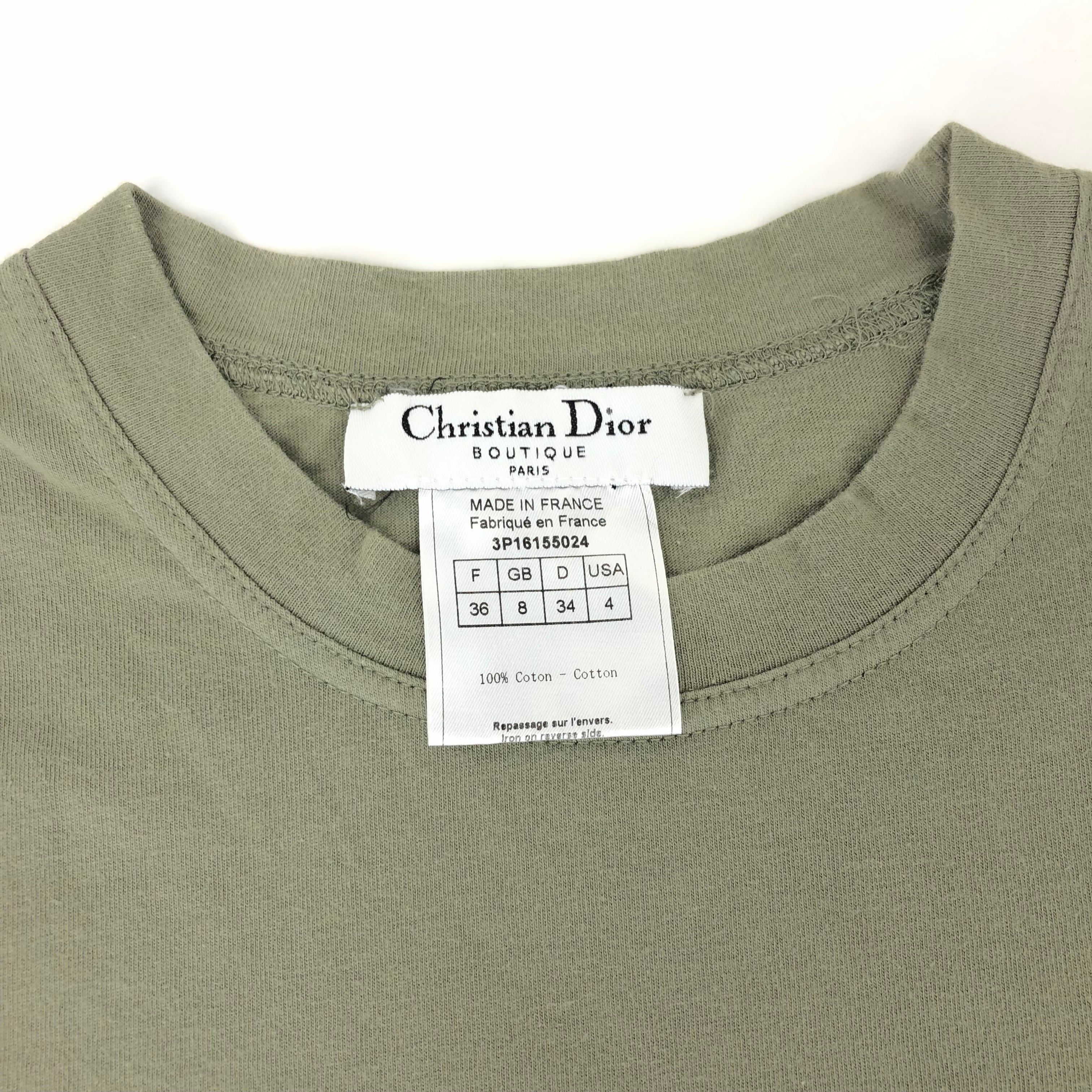 CHRISTIAN DIOR DENIM PRINT T-SHIRT