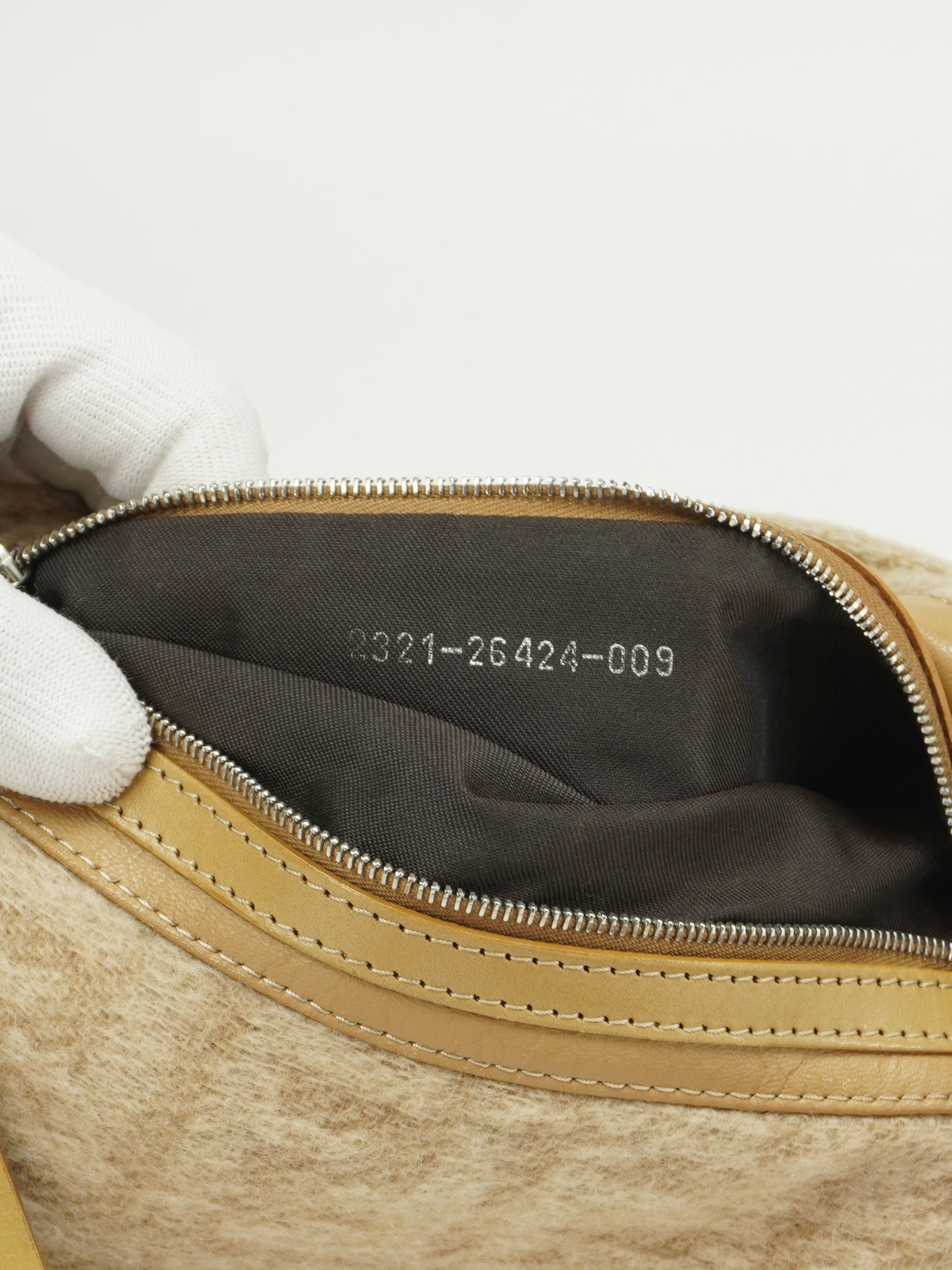 FENDI CASHMERE WOOL BAGUETTE