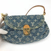 Louis Vuitton Pleaty Denim Shoulder Bag