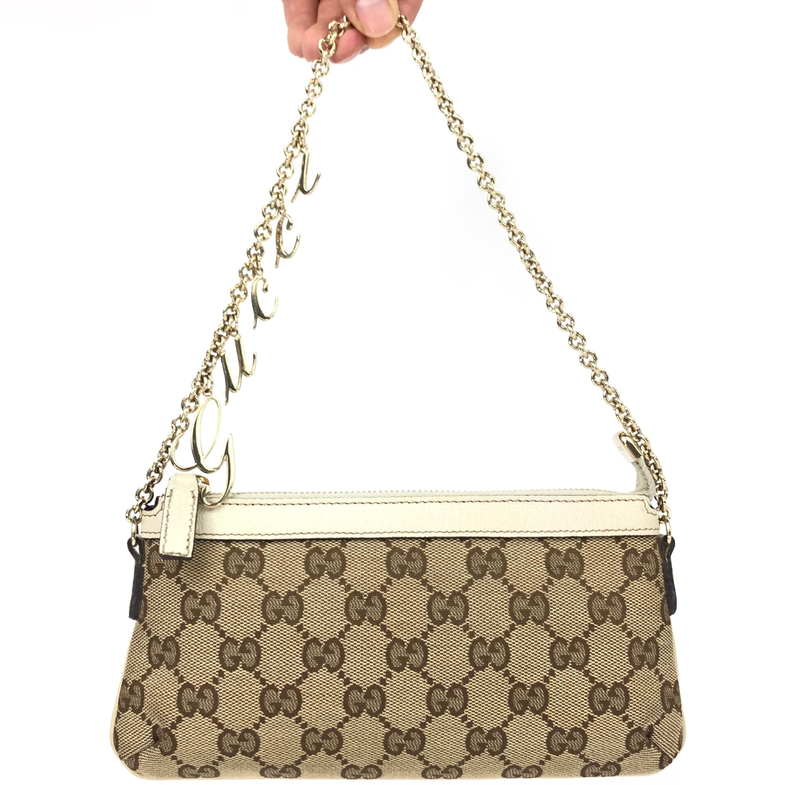 GUCCI MONOGRAM SHOULDER BAG