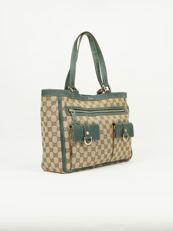 GUCCI MONOGRAM SHOULDER BAG