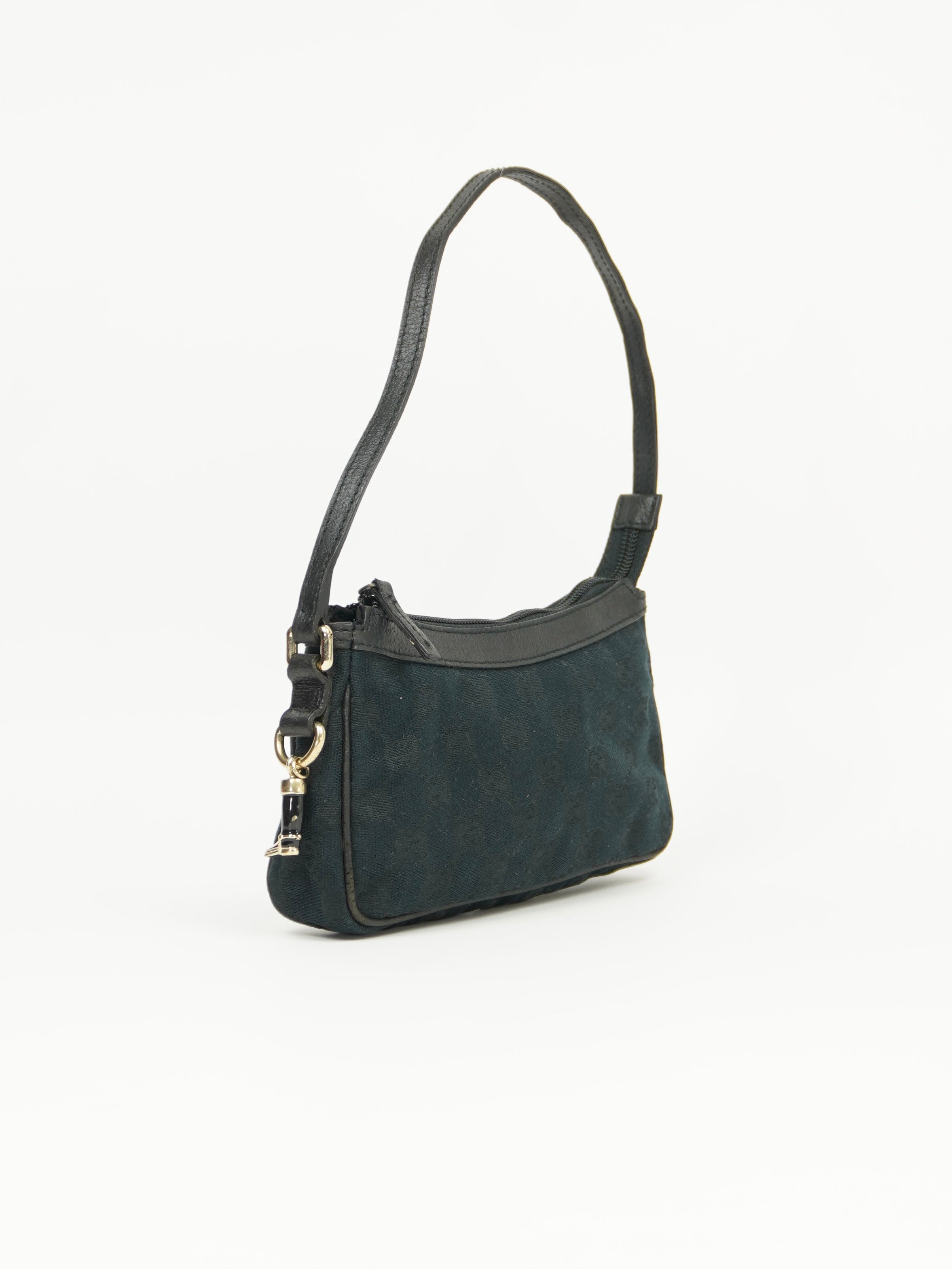 GUCCI MONOGRAM BOOT CHARM BAG