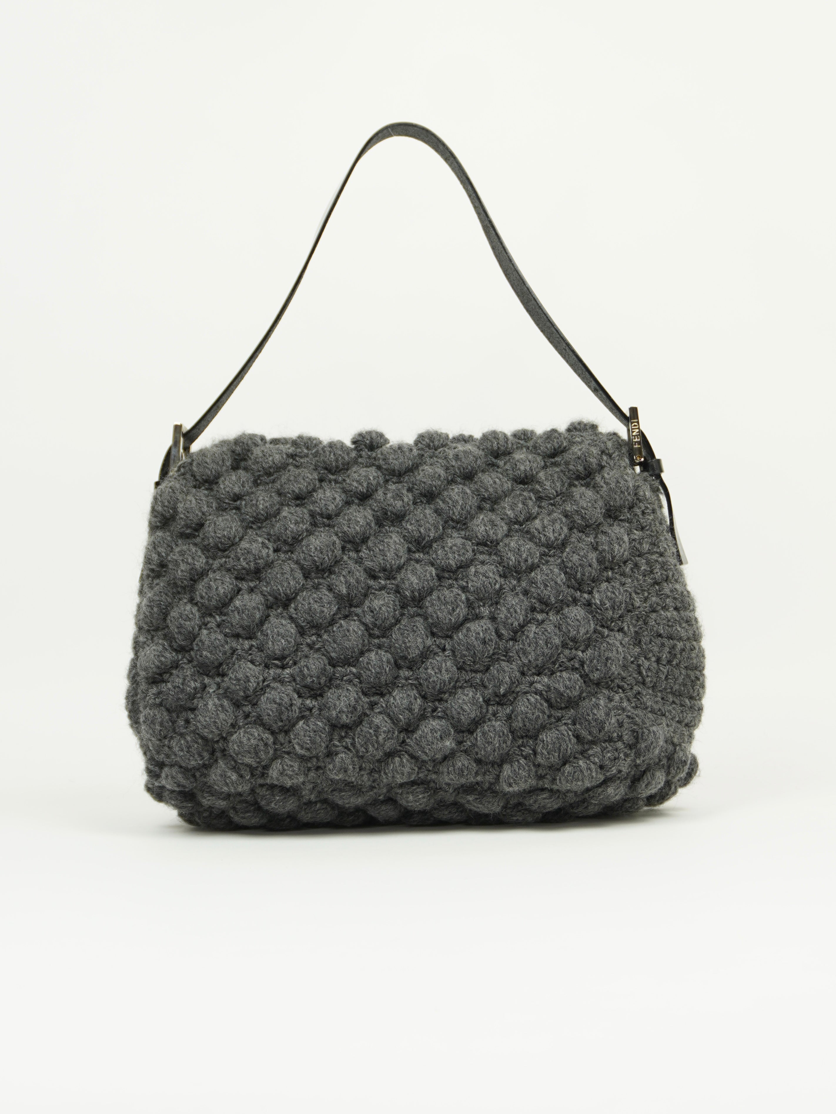 FENDI CASHMERE WOOL MAMA BAGUETTE