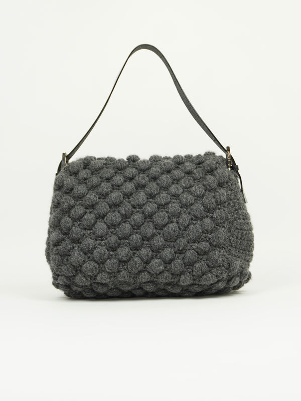 FENDI CASHMERE WOOL MAMA BAGUETTE