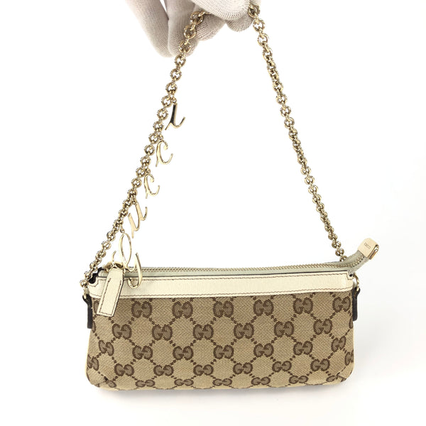 GUCCI MONOGRAM SHOULDER BAG