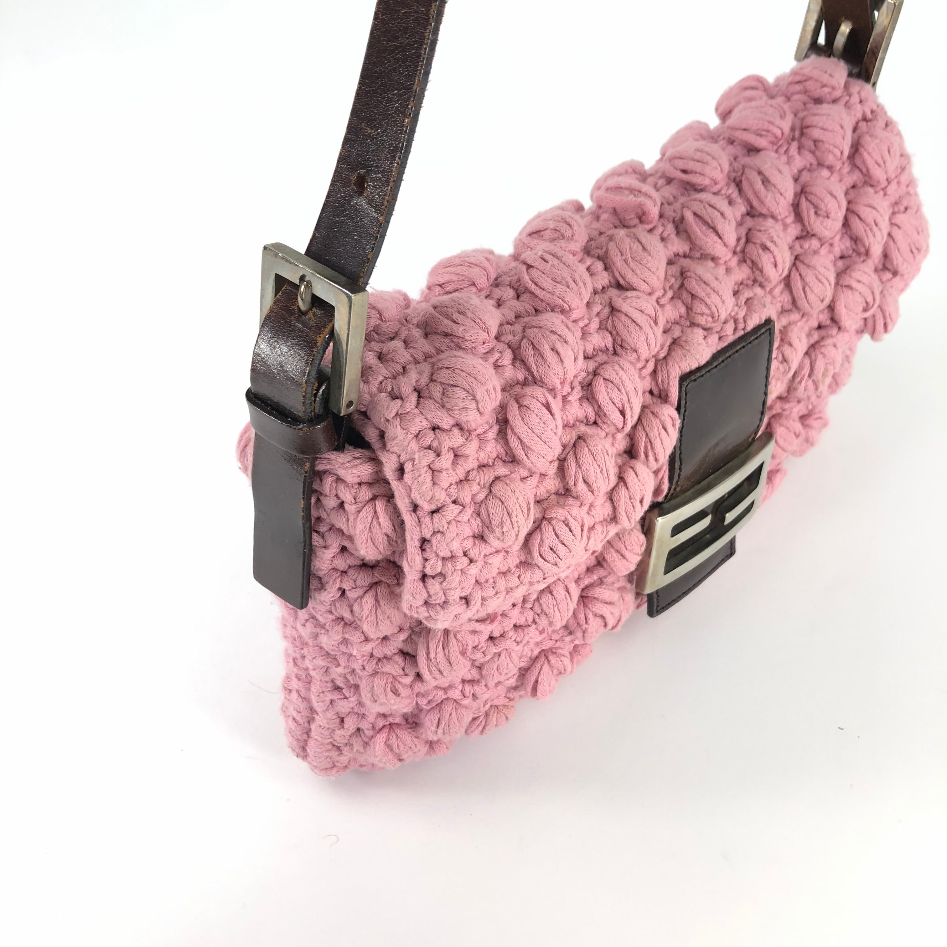 FENDI CROCHET BAGUETTE BAG