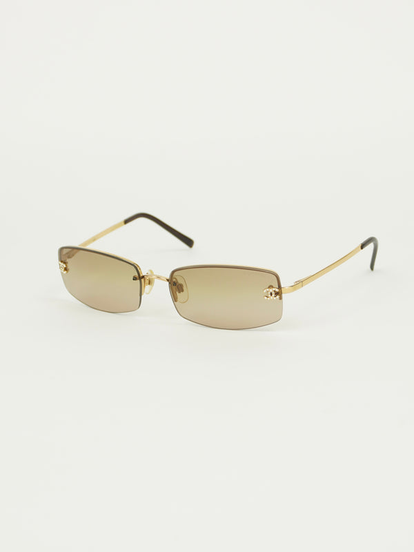 CHANEL RHINESTONE SUNGLASSES