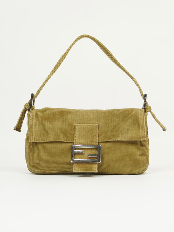 FENDI CORDUROY BAGUETTE
