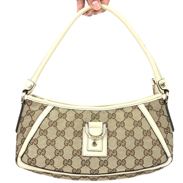 GUCCI MONOGRAM SHOULDER BAG