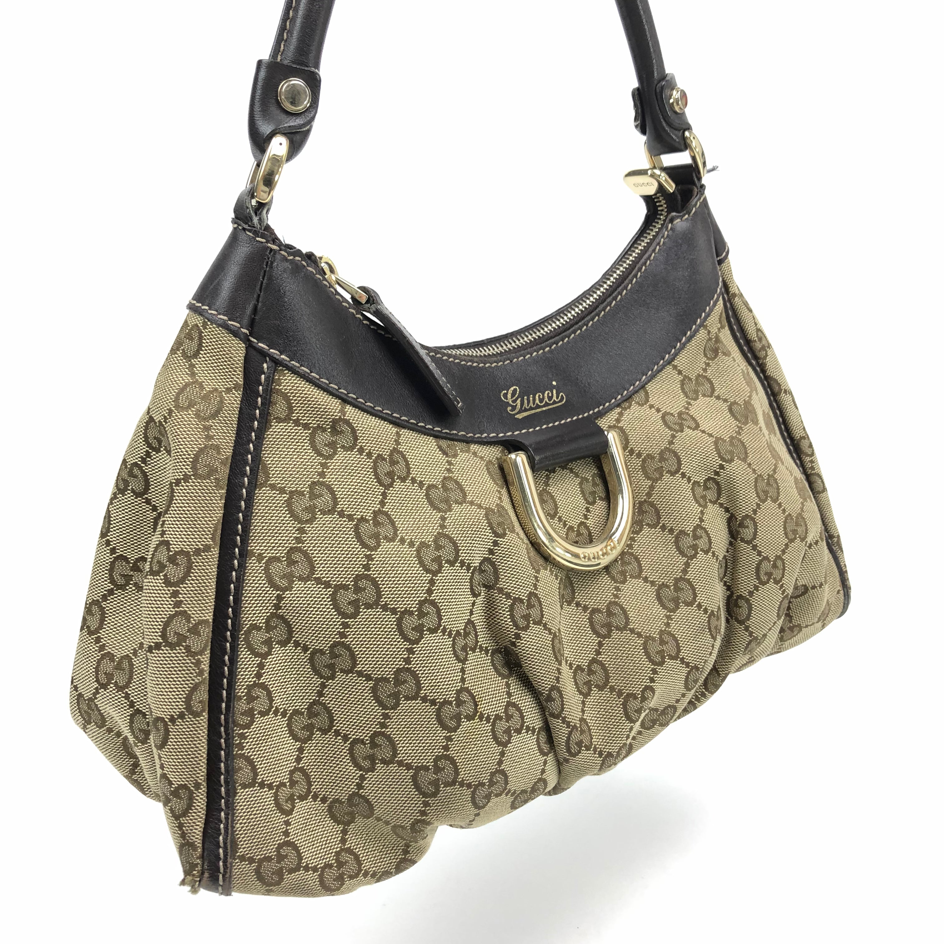 Gucci Monogram Abbey Shoulder Bag