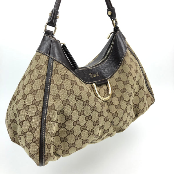 Gucci Monogram Abbey Shoulder Bag